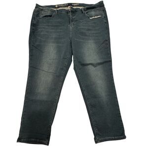 Laurie Felt Los Angeles Women's Repreve Denim Girlfriend Jeans, Size 26W